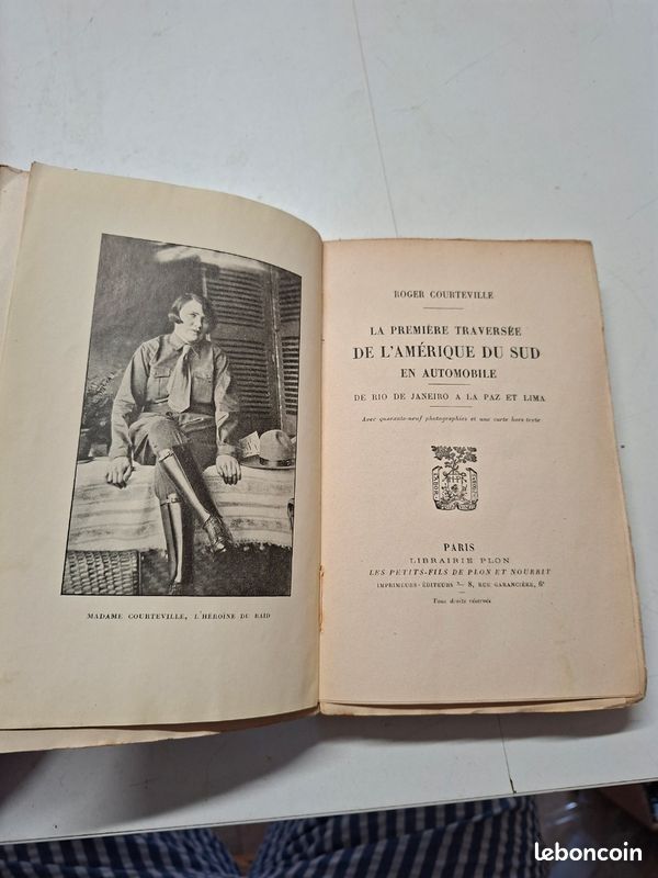 2711J: 1930 - La Première Traversée de l'Amérique du Sud en Automobile - Roger Courteville (image 3)
