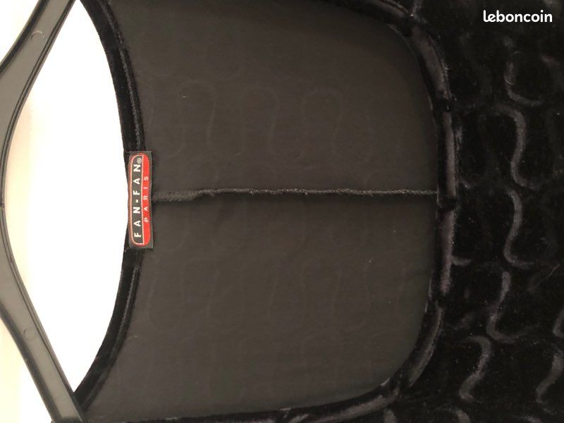Robe longue velours noir (image 8)