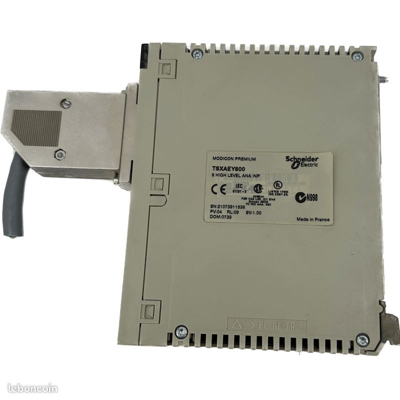 Module Schneider Electric TSXAEY800 - Occasion, état Opérationnel, Fabriqué En France