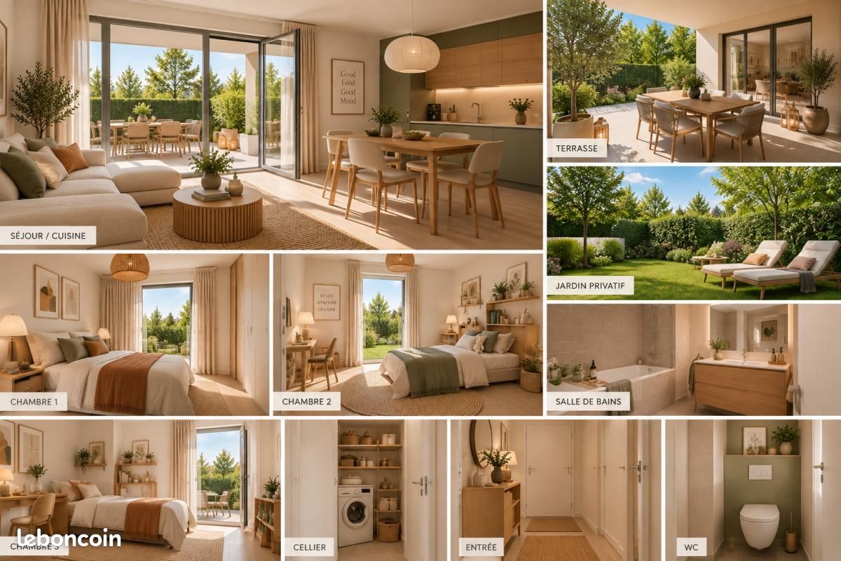 Appartement 3 pièces 60 m² · à Pessac · 60 m² · 299 900 €
