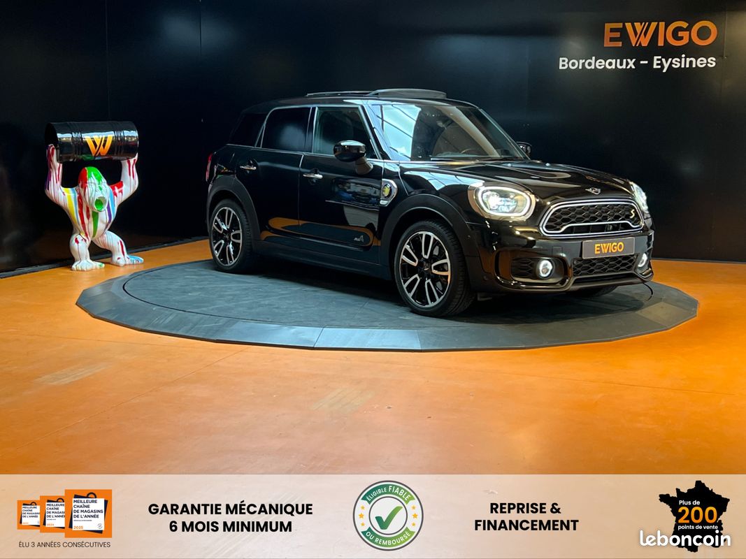 MINI COUNTRYMAN 1.5 134cv+88cv HYBRID PHEV COOPER SE ALL4 BVA JCW / TOIT OUVRANT / APPLECARPLAY / SIEGES CHAUFFANTS (image 1)