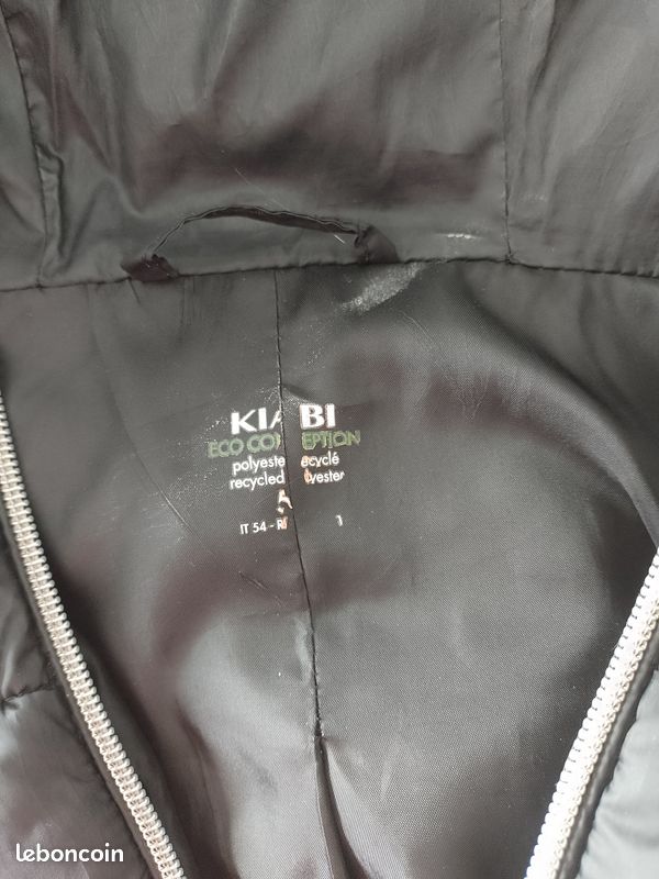 Doudoune femme grande taille noire Kiabi (image 3)