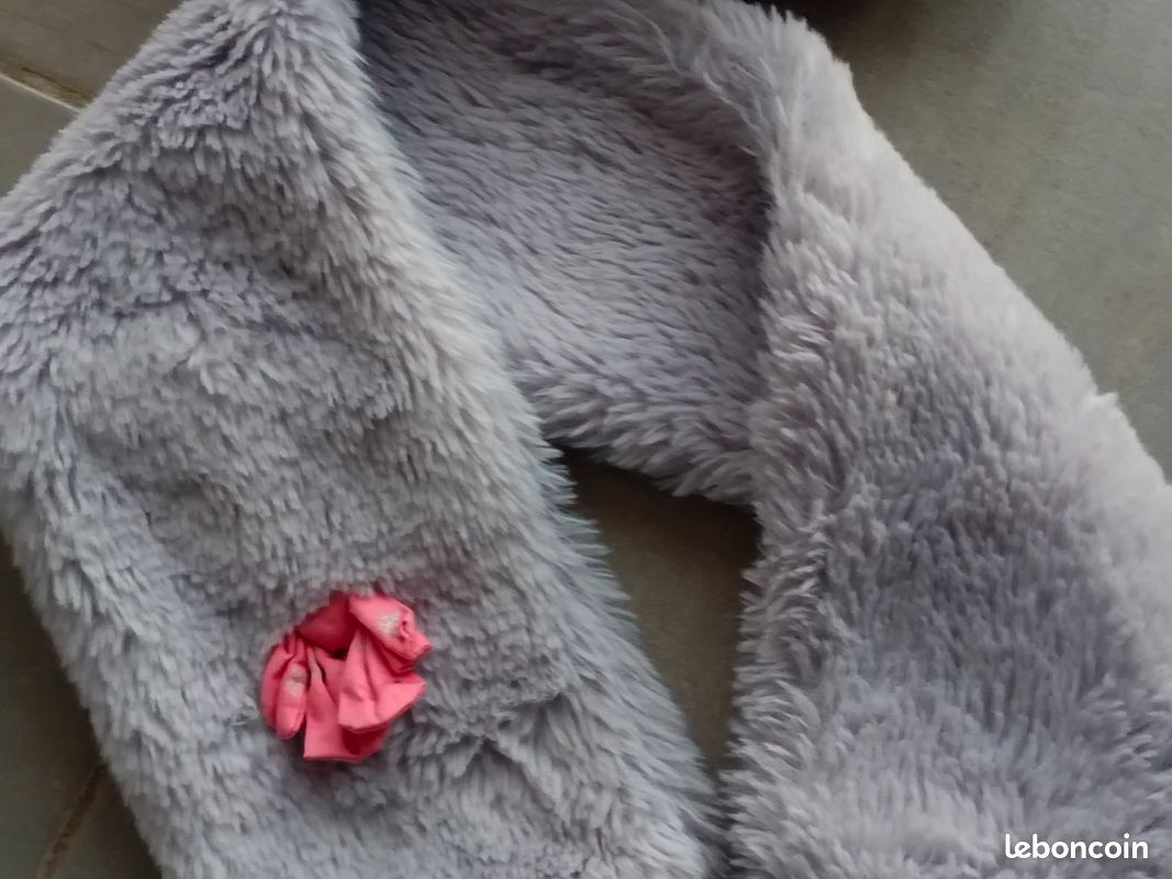 Ensemble bonnet chapka et écharpe bébé fille en 18-24 mois (image 13)