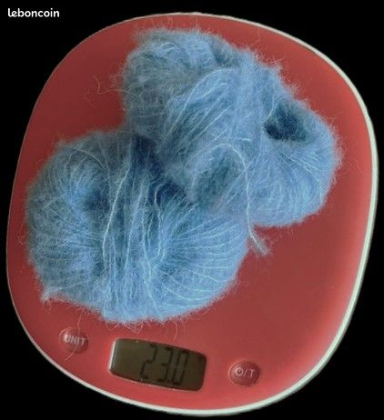 4 pelotes neuves (📏380M-⚖️68G au total) BRUSHED ALPACA SILK 77% alpaga et 23% soie de DROPS 3 coloris assortis (14 BRUME MATINALE + 33 GLACE PISTACHE + 28 BLEU PACIFIQUE) (image 5)