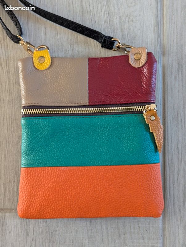 Sac bandoulière en cuir (image 2)