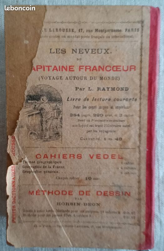 Livre de grammaire ancien 1910 (image 4)