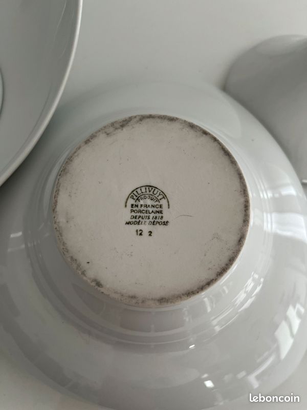 Petit plat à cloche porcelaine Pillivuyt (image 3)