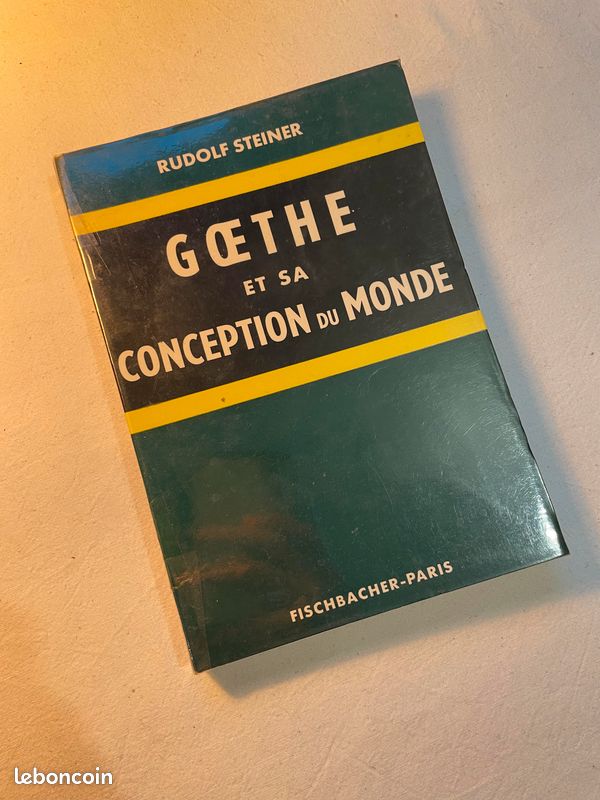 Livre Rudolf Steiner "Goethe et sa conception du monde" (image 1)