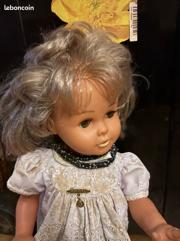 Vintage French Doll Véronique Raynal 1961, Antique Doll, France Vintage French Doll Véronique Raynal 1961, Antique Doll, France