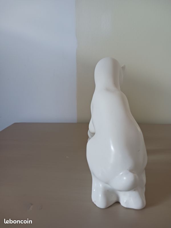 Chevreau blanc en céramique (image 4)