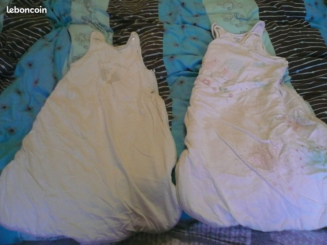 8 euros le lot de 2 gigoteuses bébé 6 / 24 mois ou 4.5euros à l'unité (image 2)