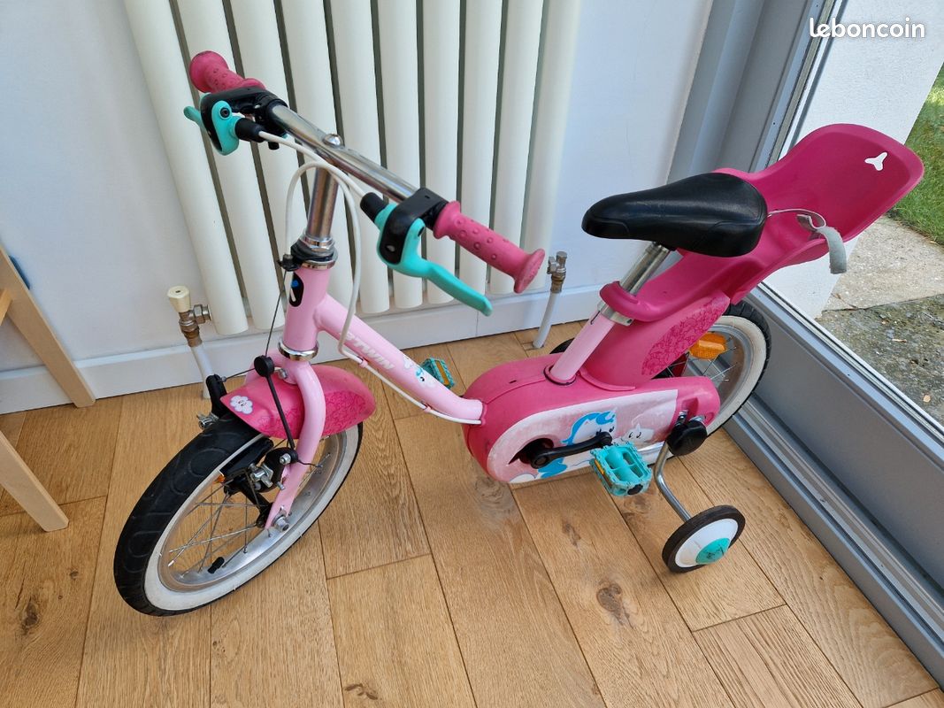 Btwin 14 Pouces Velo Licorne Vélo 14 Pouces Btwin Rose Panier Vélos