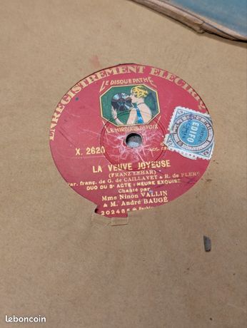 Lot De Disques 78 Tours Anciens – Pathé, Odéon, Master's Voice, Colombia, Années 1930