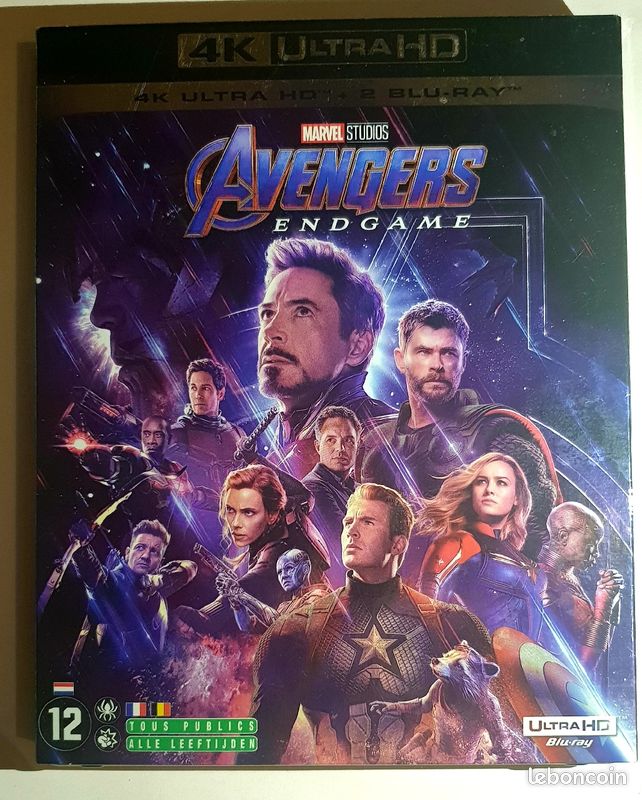 Film 4k uhd bluray Avengers endgame avec fourreau - DVD - Films