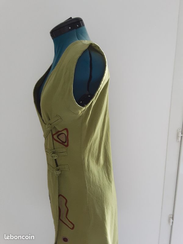 Robe vert anis (image 4)