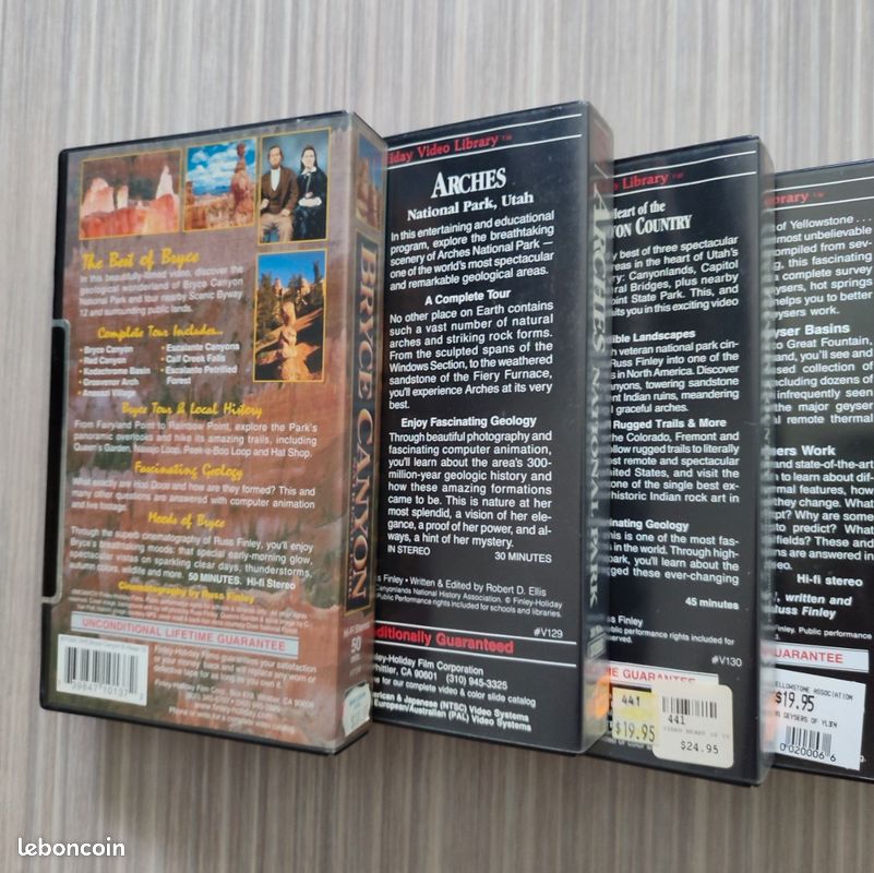 Lot 7 VHS National Park Monument Series (Holiday) in English only (image 3)