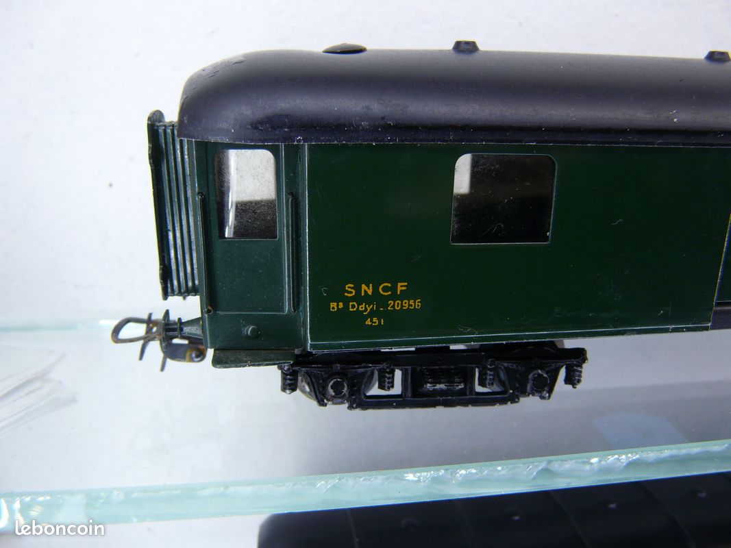 Voiture JEP O Acajou CIWL à Bogies – Tôle, 24 Cm, 1921, Très Bon état