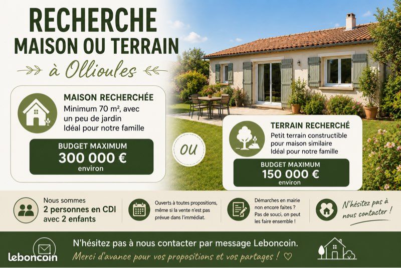Maison 4 pièces 70 m² · à Ollioules · 70 m² · 150 000 €