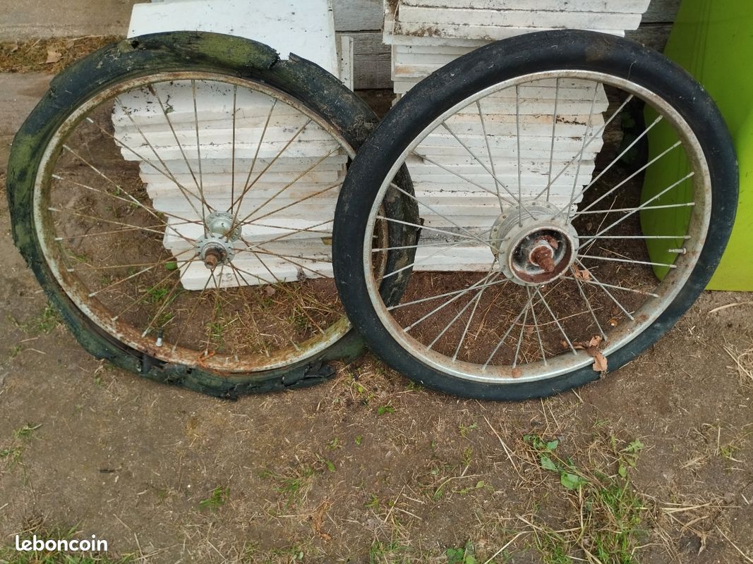 Anciennes roues de mobylette diam 19 (image 1)