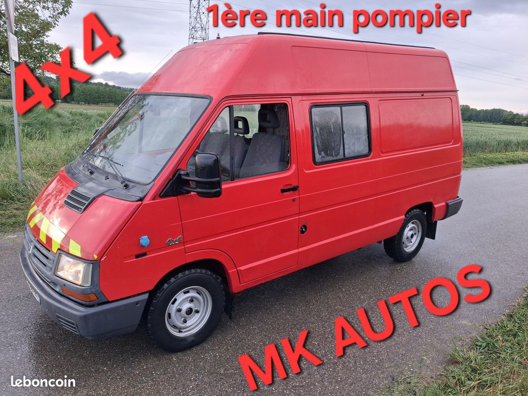 Trafic 4x4 2.5 Diesel sofim 063000km 1er main pompiers 🚒 MK autos (image 1)