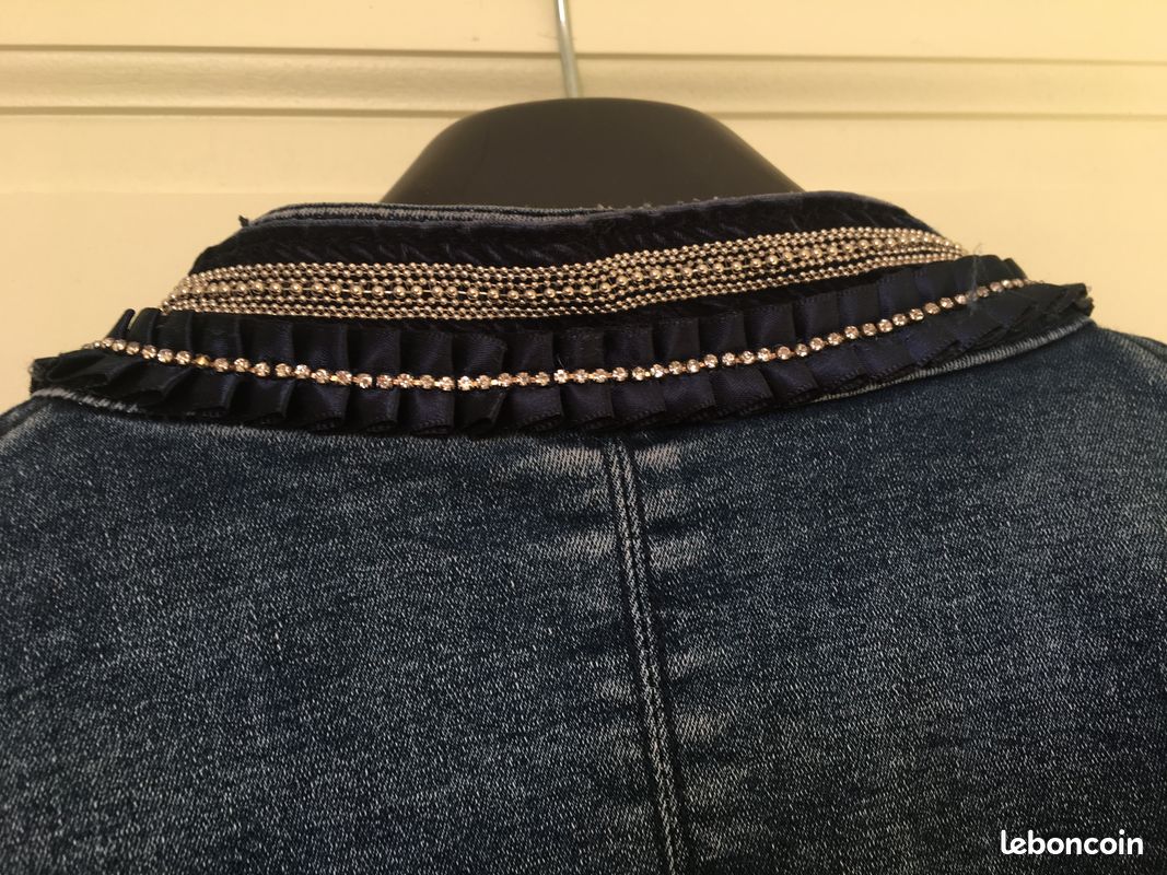 Veste jean taille 38 (image 4)