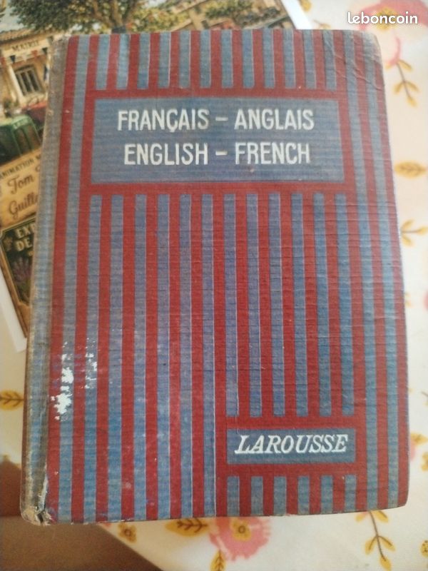 Dictionnaire anglais français (image 1)