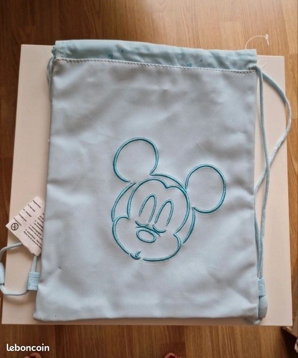 Sac à dos souple Mickey bleu ciel Disney baby Accessoires