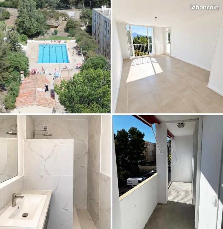 Appartement 4 pièces 74 m² · à Marseille · 74 m² · 1 385 €/mois