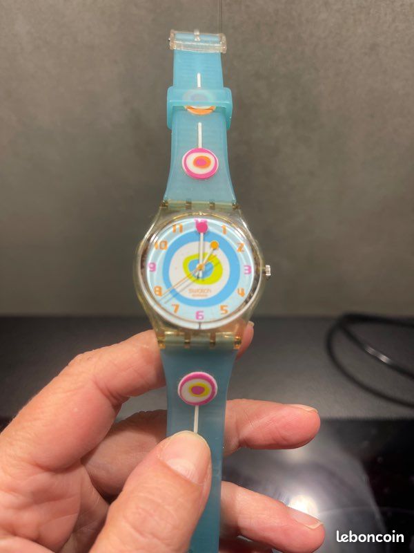 Swatch vintage Minty Mouthful GE 157 comme neuve (image 7)