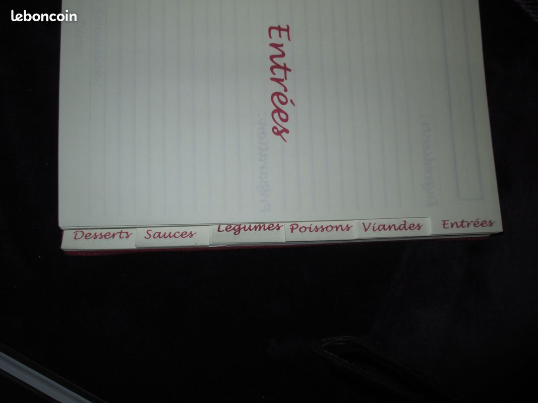 Livre pour recettes de cuisine (image 2)