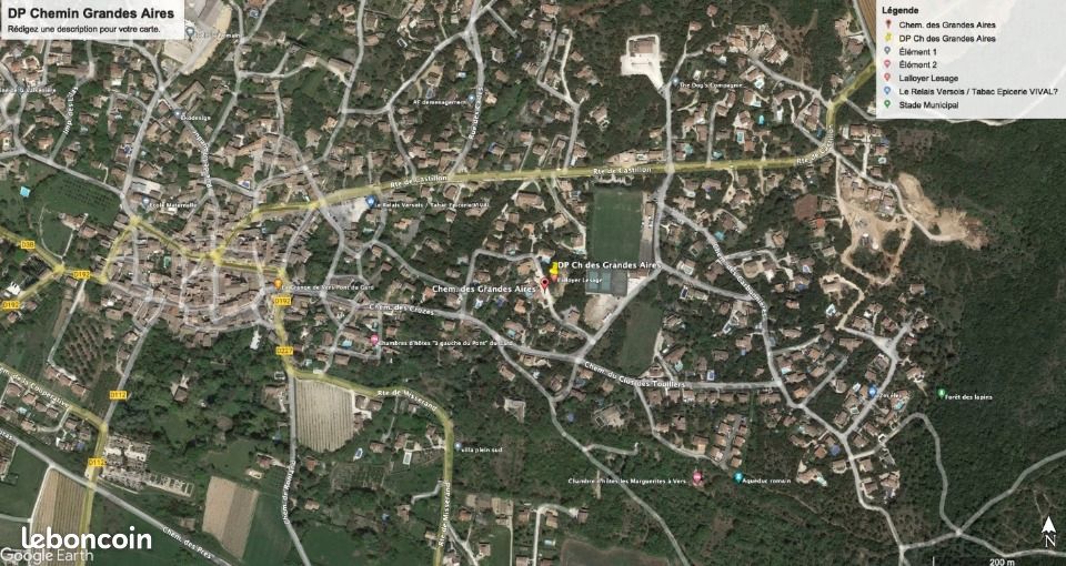 Terrain 660 m² Vers Pont Du Gard · à Vers-Pont-du-Gard · 109 000 €