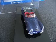 Miniature AUTOart 1/43 Jaguar XK SS Bleue 1957 – Très Bon état Boîte