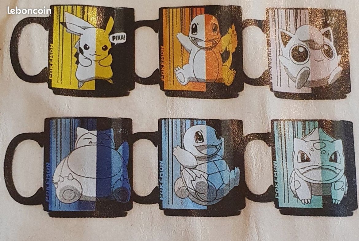 Lot De 3 Collations En Céramique Pokémon Happy Fun - Assiette, Bol Et Tasse Pour Enfants