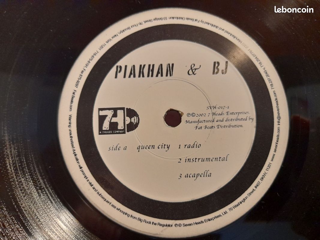 Piakhan & Bj - Queen City & Magnet School Vinyle Maxi 33t (image 3)