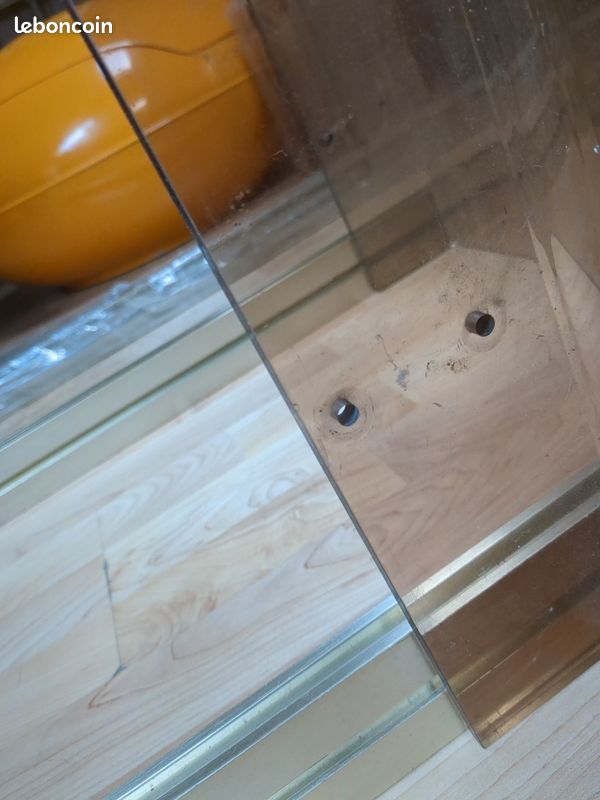 Bibliothèque plexiglas fumé vintage (image 6)