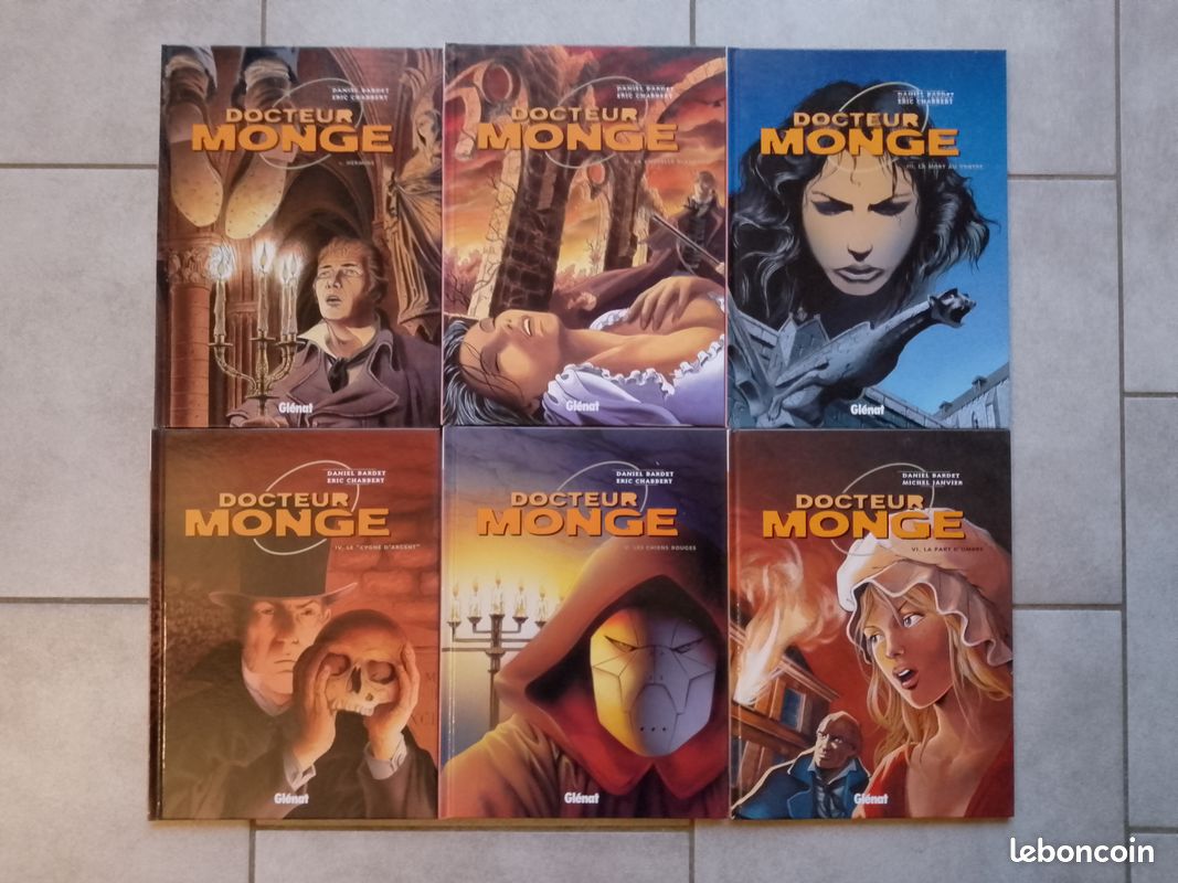 BD Docteur Monge - Complet EO + Dédicace (image 1)