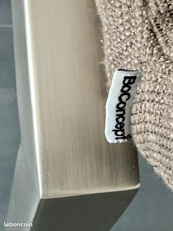 Chaise BoConcept metal et tissu (image 5)