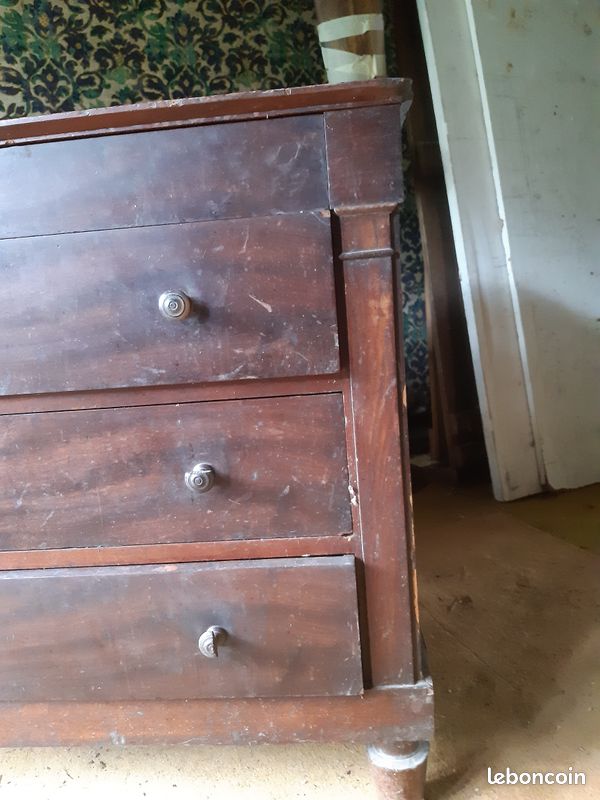Commode style Loui Philippe dessus marbre (image 7)