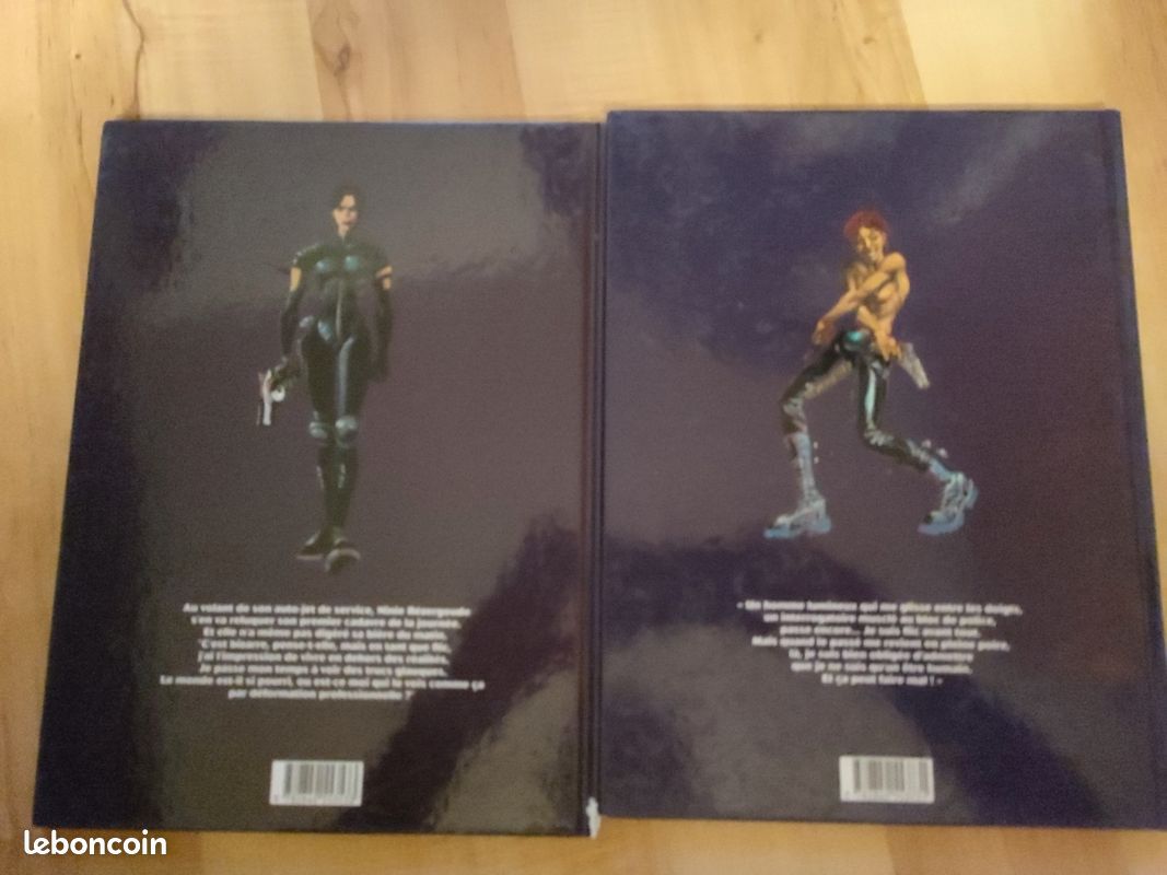 Dédicace Yoann lot deux bds Ninie rezergoude T1eo et dédicaces et T2 Delcourt omond, tome 1 abîmé au coin bas voir photo (image 3)