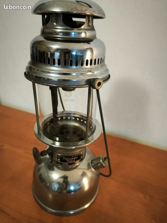 Lampe vintage Petromax Rapid Super 828/350 CP haute luminosité pétrole/ kérosène 1950 Fabriquée en Allemagne - Collection