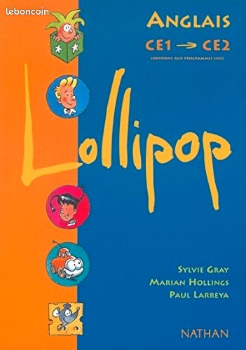 Cahier d'apprentissage de l'anglais Lollipop CE1-CE2 (image 1)