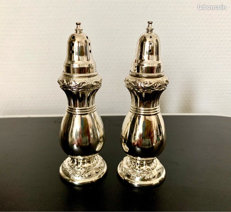 Salières et poivrières vintage en aluminium, sel et poivrière vintage, salières et poivrières en aluminium, salières et poivrières en métal vintage - Canada