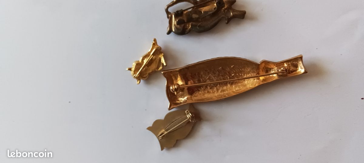 Lot de 4 broches "chouette" (image 2)