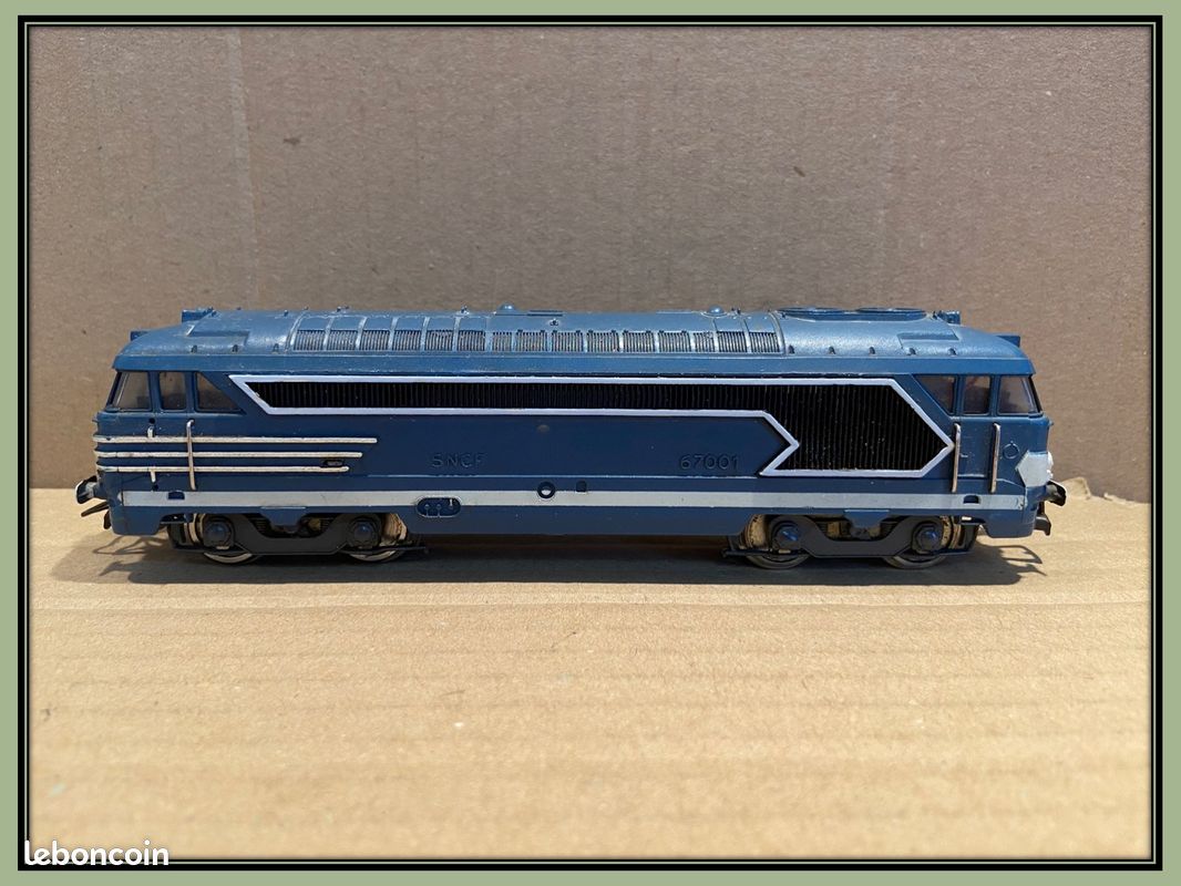 JOUEF HO 8411 Locomotive Motrice Diesel Sncf Bb 67001 12V Recepteur