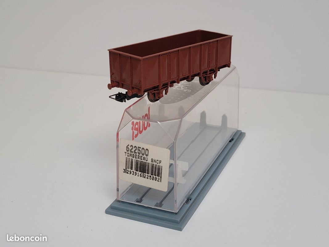 Train wagon N° 622500 Wagon marchandises SNCF tombereau à essieux Jouef Ho (image 1)