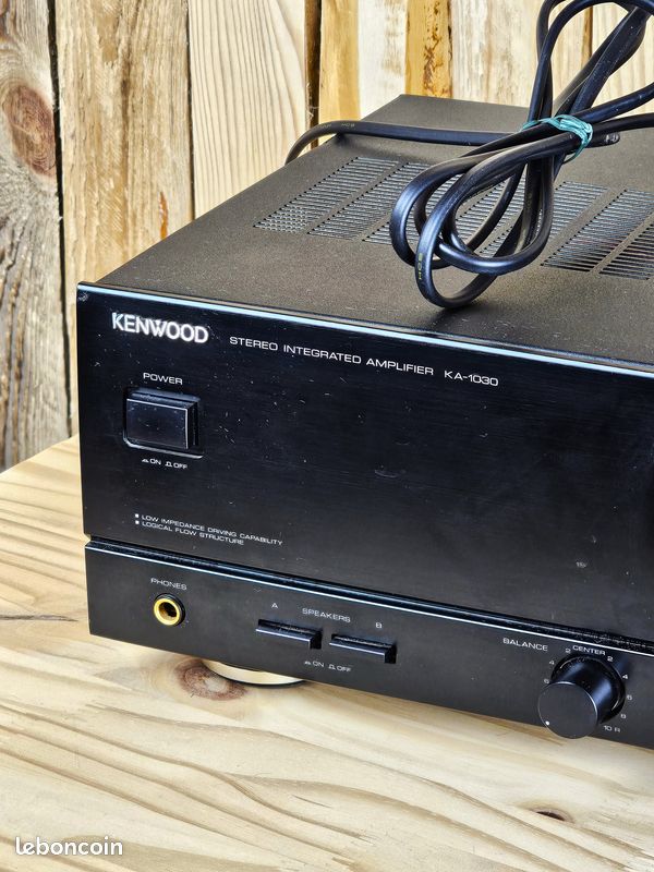 Ampli Stéréo Kenwood KA-1030 Vintage Avec Boîte - Fonctionne