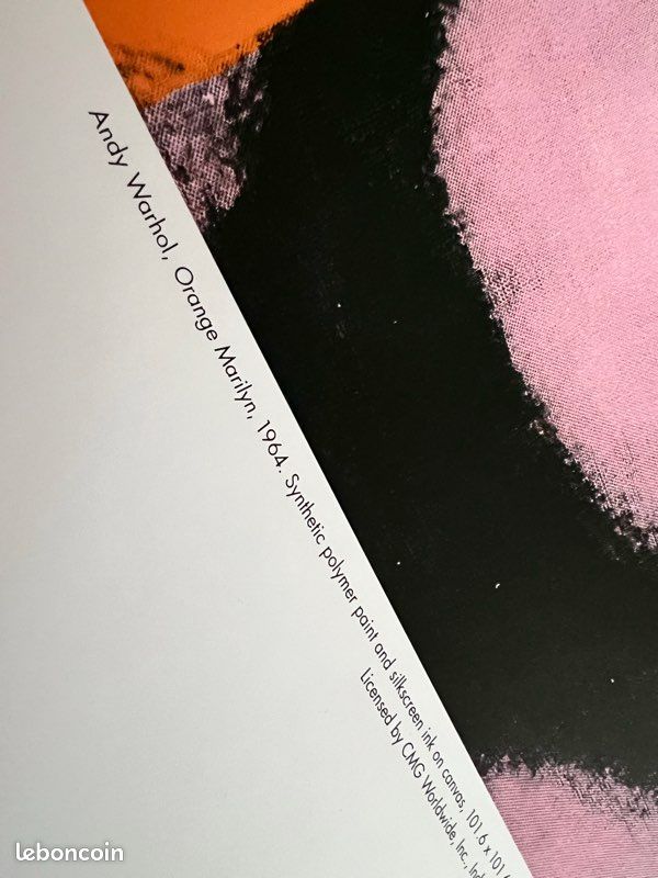 Affiche poster Marilyn Monroe - offset 1998 - Andy Warhol (image 4)