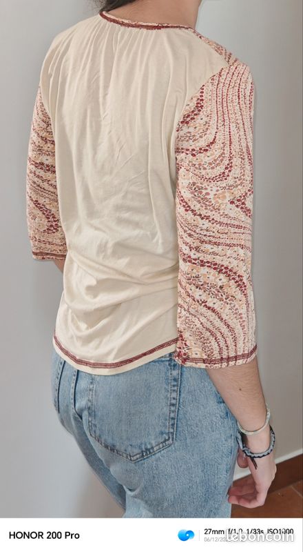 Haut Femme Taille 12 - Marque Select, Couleur Rose, Manches 3/4 - Occasion Très Bon état