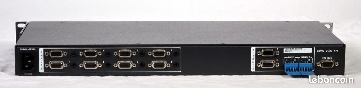 KK8: Extron SW2 VGA DA2 A Stereo Audio Video Switcher Distribution