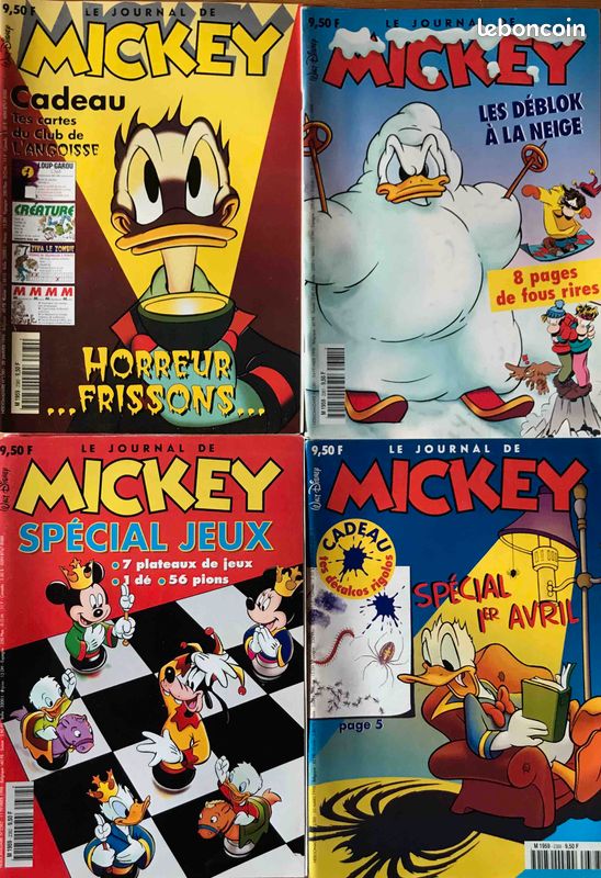 📗BD-magasine📕 *le Journal de Mickey * Nouvelle série ©1998-2002 /série 12 (image 2)